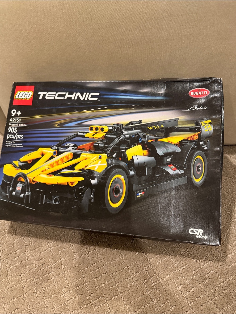 Lego Technic Bugatti Bolide - Black & Yellow